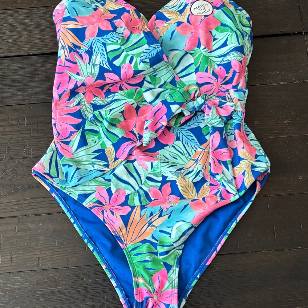 Tropical Floral womens Swimsuit